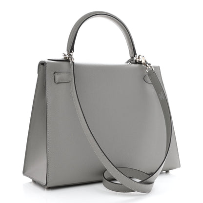 Hermes Epsom Kelly Sellier 28 Gris Mouette 3 of 11