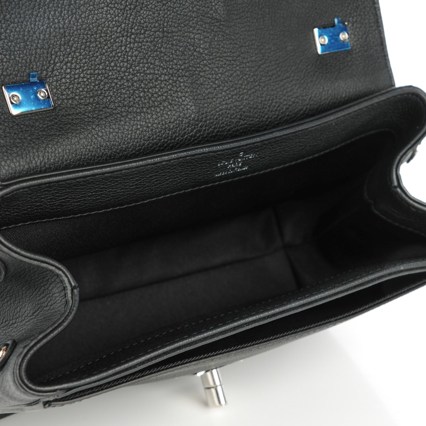 Calfskin Lockme II Chain Bag BB Black