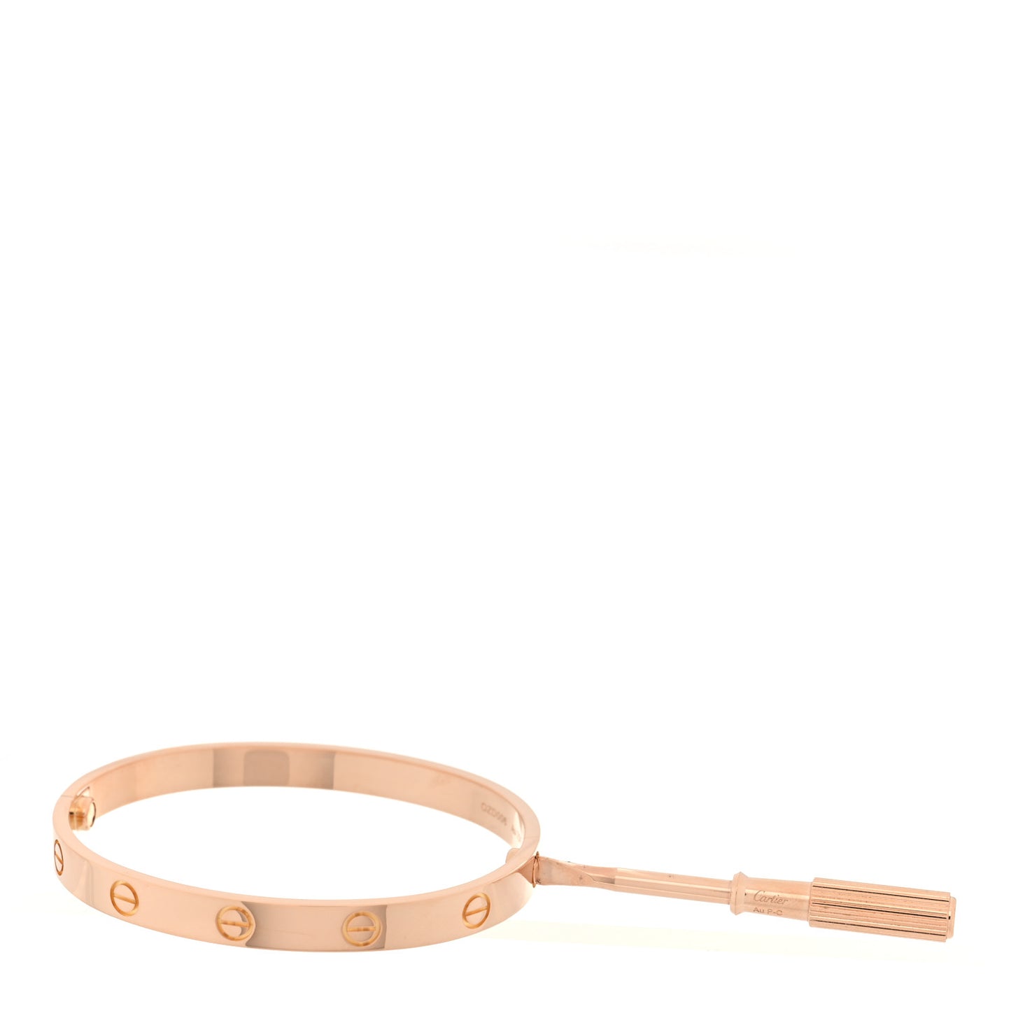 18K Pink Gold LOVE Bracelet 17