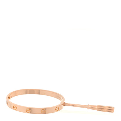 Cartier 18K Pink Gold LOVE Bracelet 17 6 of 7