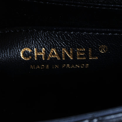 Chanel Lambskin Quilted Mini Rectangular Flap Black 5 of 8