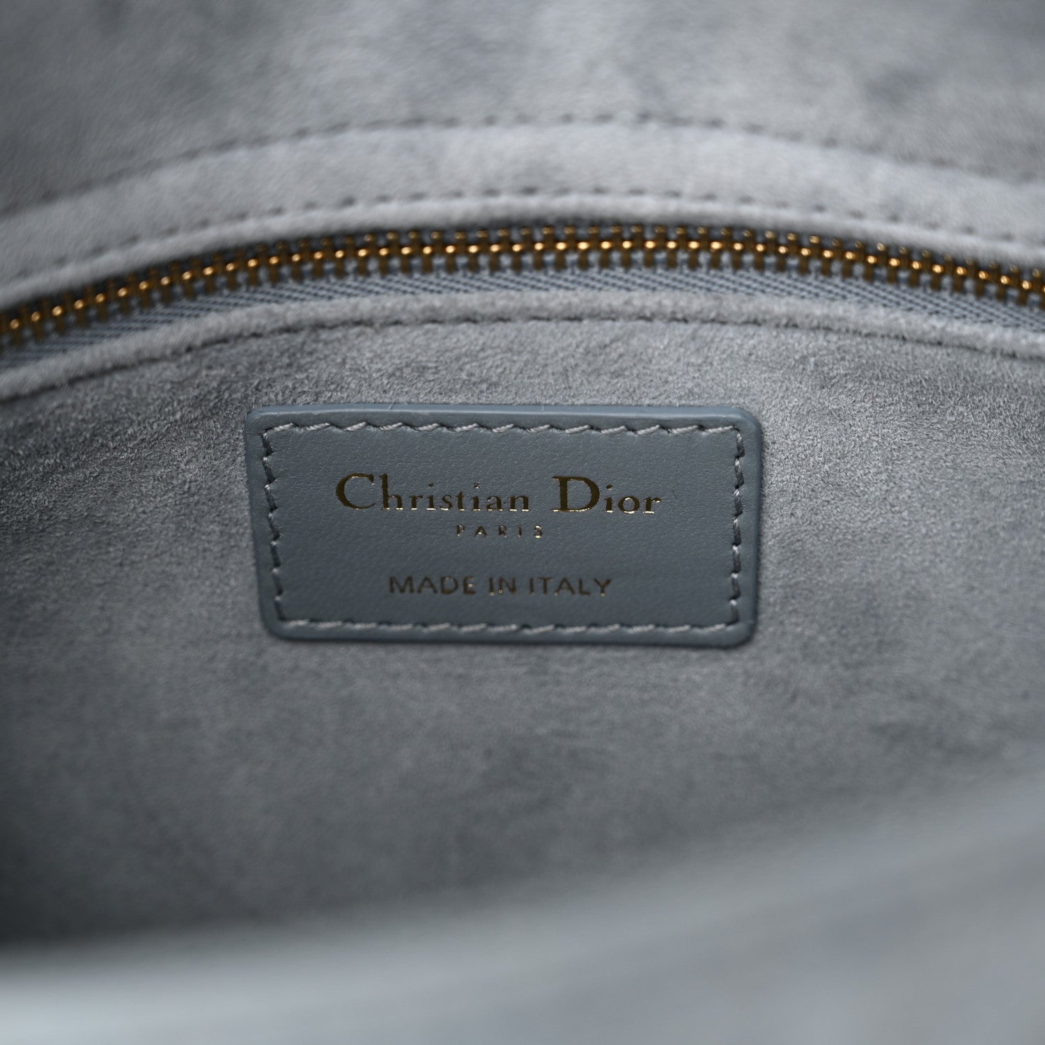 Christian Dior Lambskin Cannage Small My ABCDior Lady Dior Cloud Blue 7 of 11