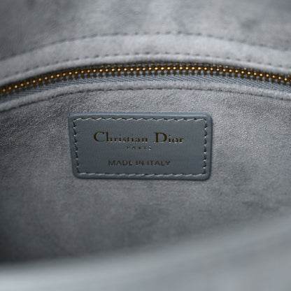 Christian Dior Lambskin Cannage Small My ABCDior Lady Dior Cloud Blue 7 of 11