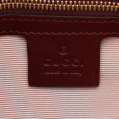 Gucci Vitello Palmellato Lux Small Arli Flap Shoulder Bag Vintage Bordeaux 6 of 10