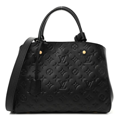Louis Vuitton Empreinte Montaigne MM Black 1 of 4