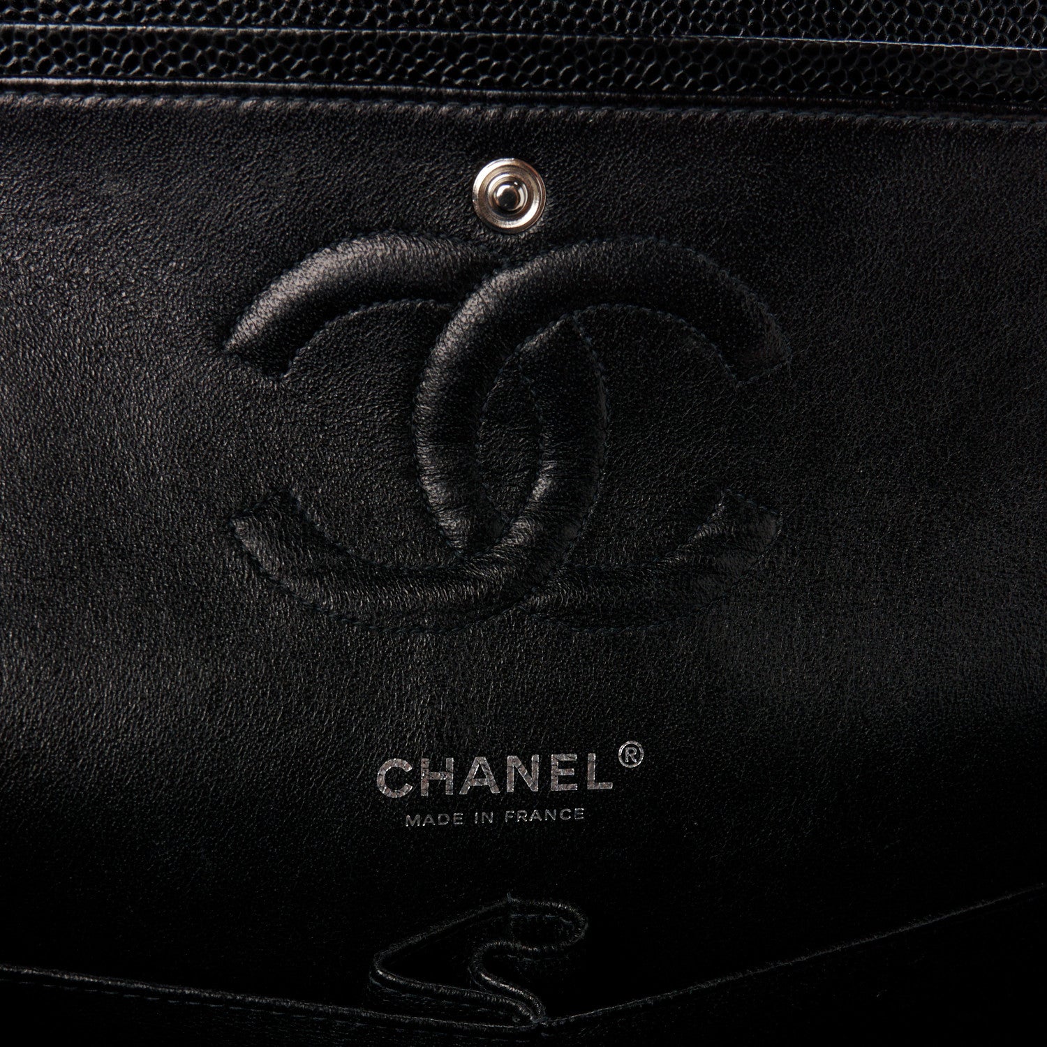 Chanel Caviar Quilted Medium Double Flap Black 6 of 11