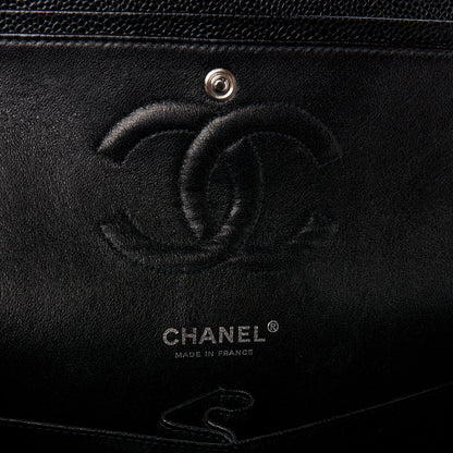 Chanel Caviar Quilted Medium Double Flap Black 6 of 11