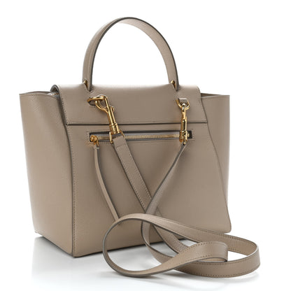 Celine Grained Calfskin Mini Belt Bag Light Taupe 3 of 10
