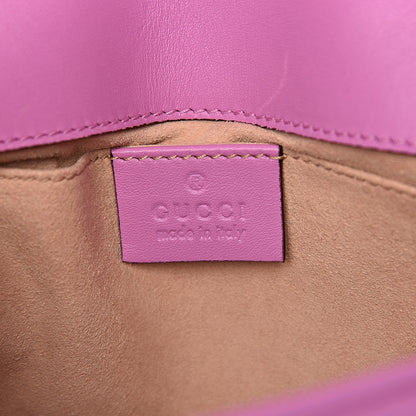 Gucci Calfskin Matelasse Mini GG Marmont Shoulder Bag Candy Mousse 6 of 9