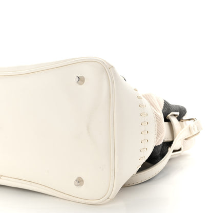 Burberry Canvas Mega Nova Check Shoulder Bag Pale Beige 9 of 11