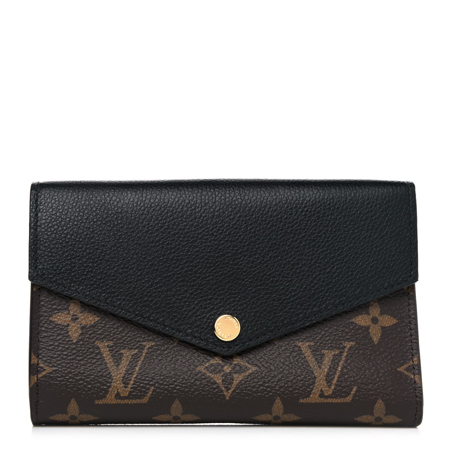 Louis Vuitton Monogram Pallas Compact Wallet Black 1 of 9