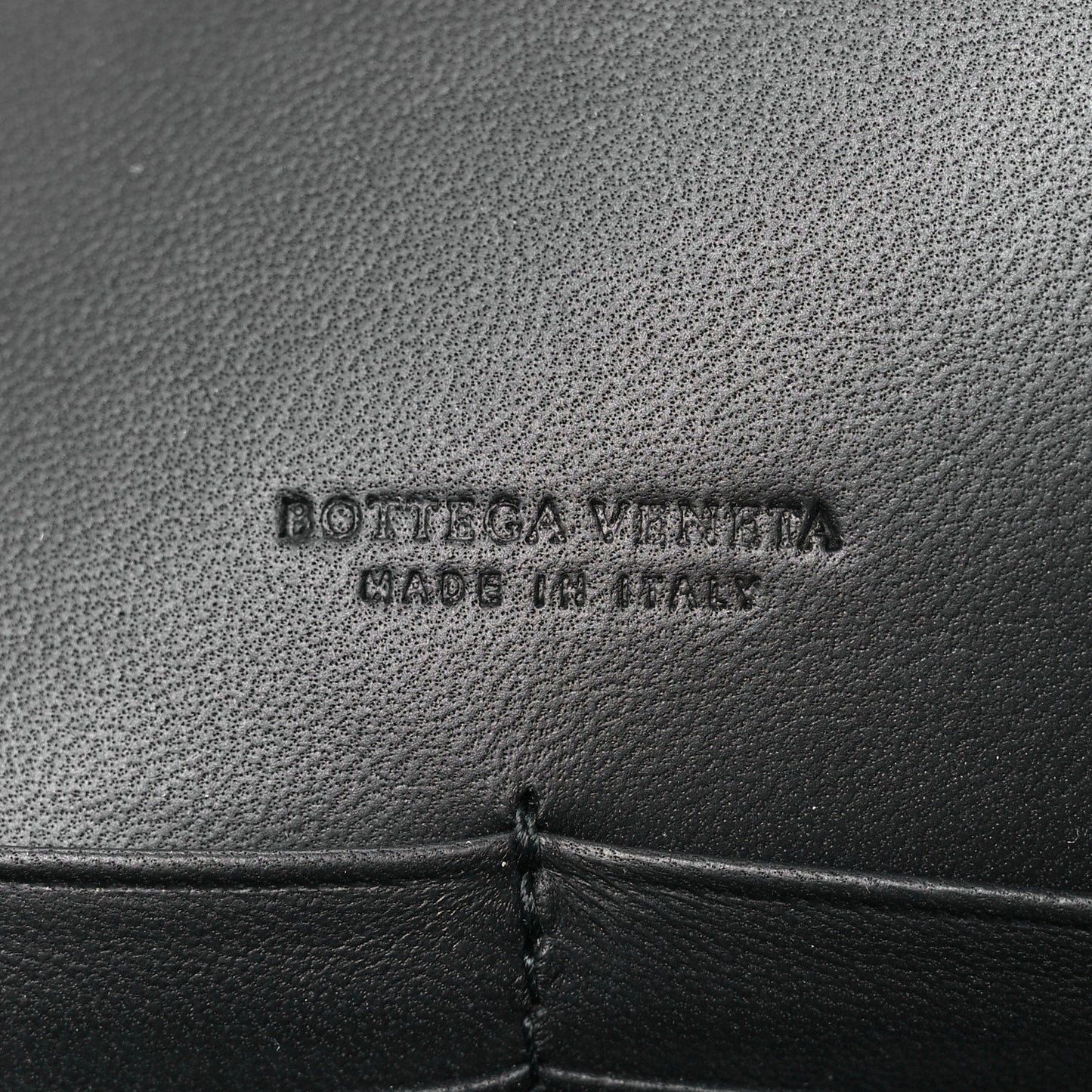 Nappa Intrecciato Chain Crossbody Black