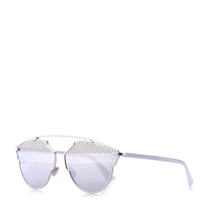 Christian Dior Studded So Real Sunglasses Silver White 1 of 10