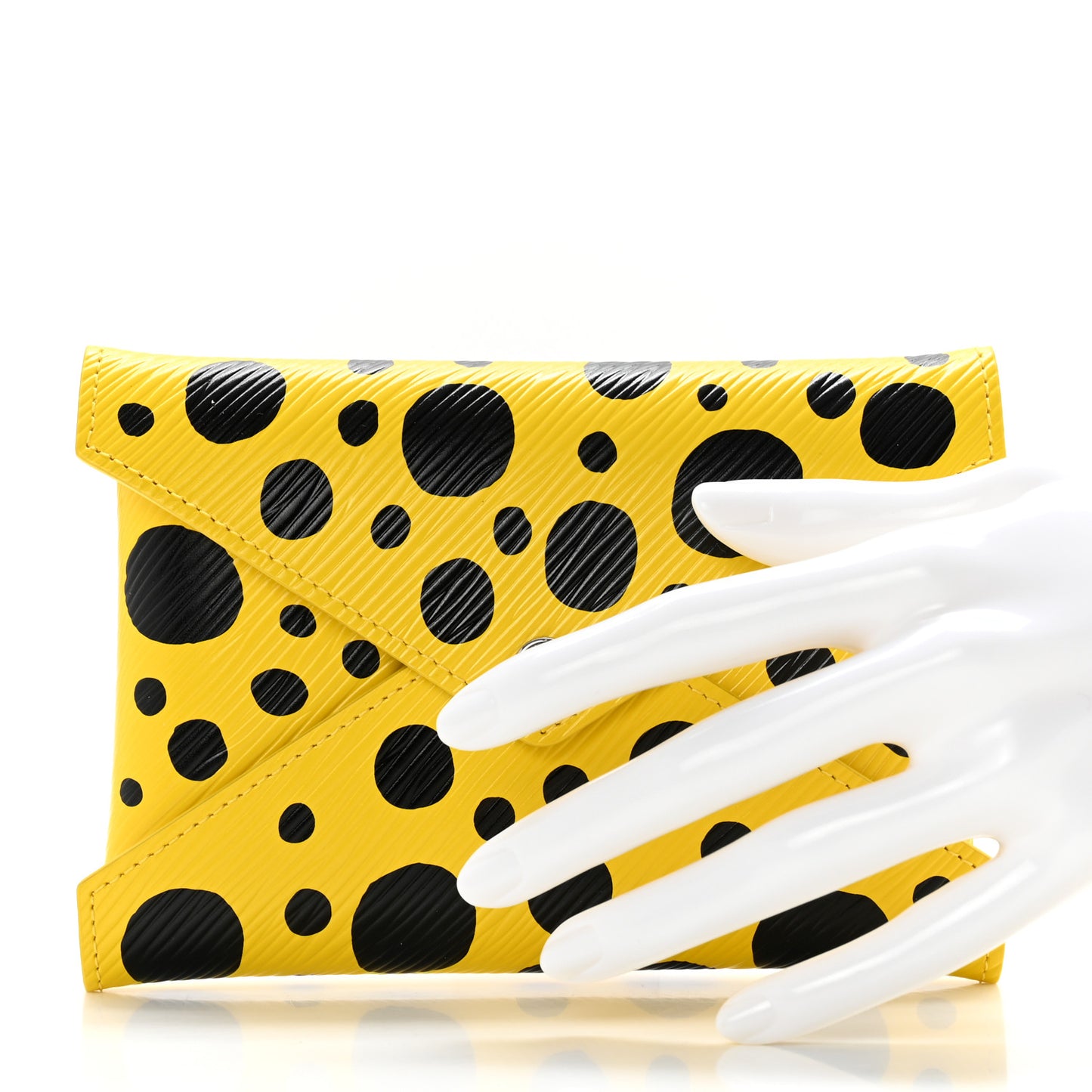 LV X YK Epi Medium Kirigami Pochette Yellow Black