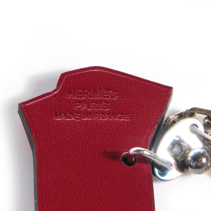 Hermes Tadelakt Boot Bag Charm Rouge H 4 of 5