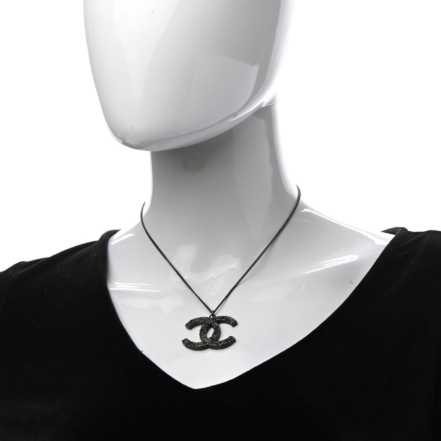 Ruthenium Camellia CC Necklace