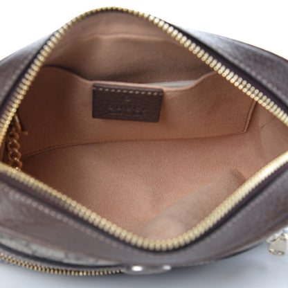 Gucci GG Supreme Monogram Web Mini Ophidia Shoulder Bag Brown 5 of 8