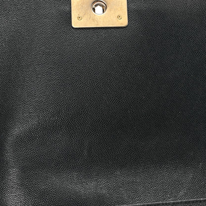 Chanel Caviar Quilted Medium Boy Flap Black 7 of 14