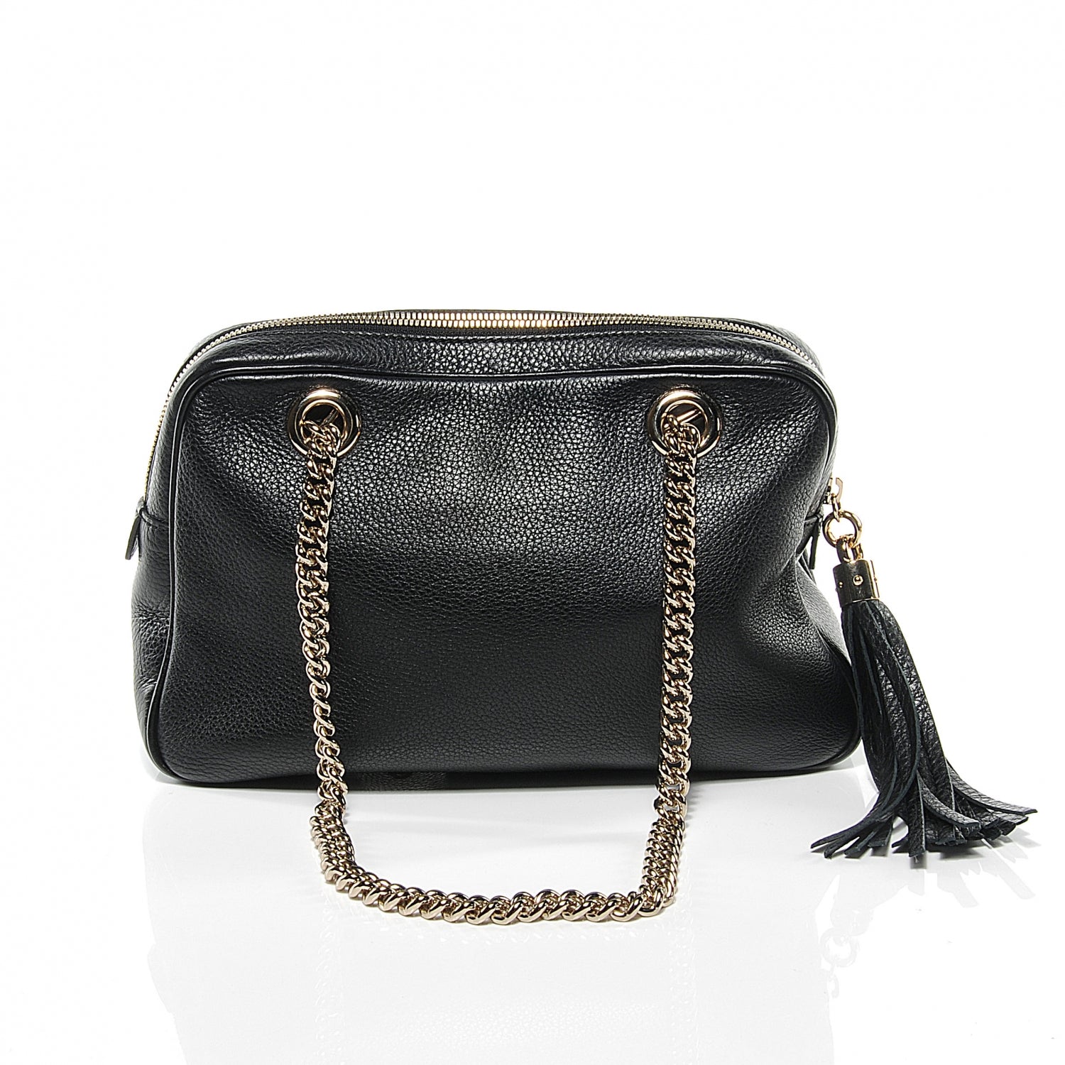 Gucci Pebbled Calfskin Small Soho Bowler Black 6 of 8