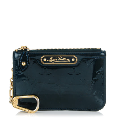 Louis Vuitton Vernis Key Pouch Blue Nuit 1 of 6