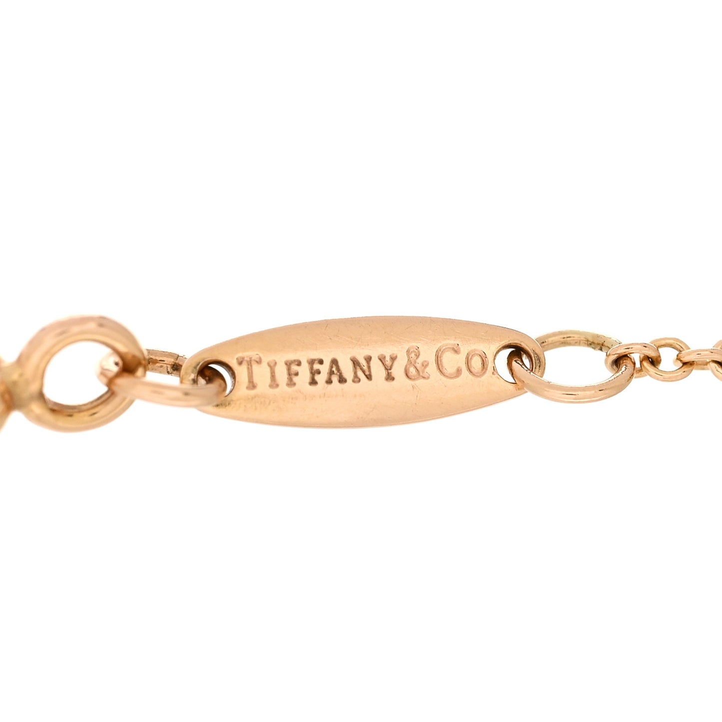 18K Rose Gold Diamond .03ct Elsa Peretti Diamonds by the Yard Bracelet