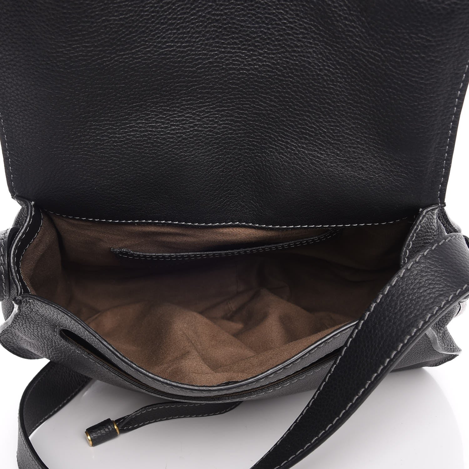 Chloe Calfskin Medium Marcie Round Crossbody Bag Black 5 of 8