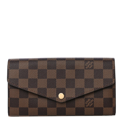 Louis Vuitton Damier Ebene Sarah Wallet NM 1 of 11