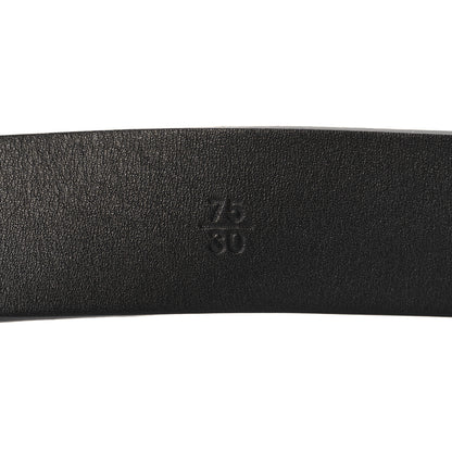 Chanel Glazed Calfskin CC Belt 75 30 Black 6 of 7