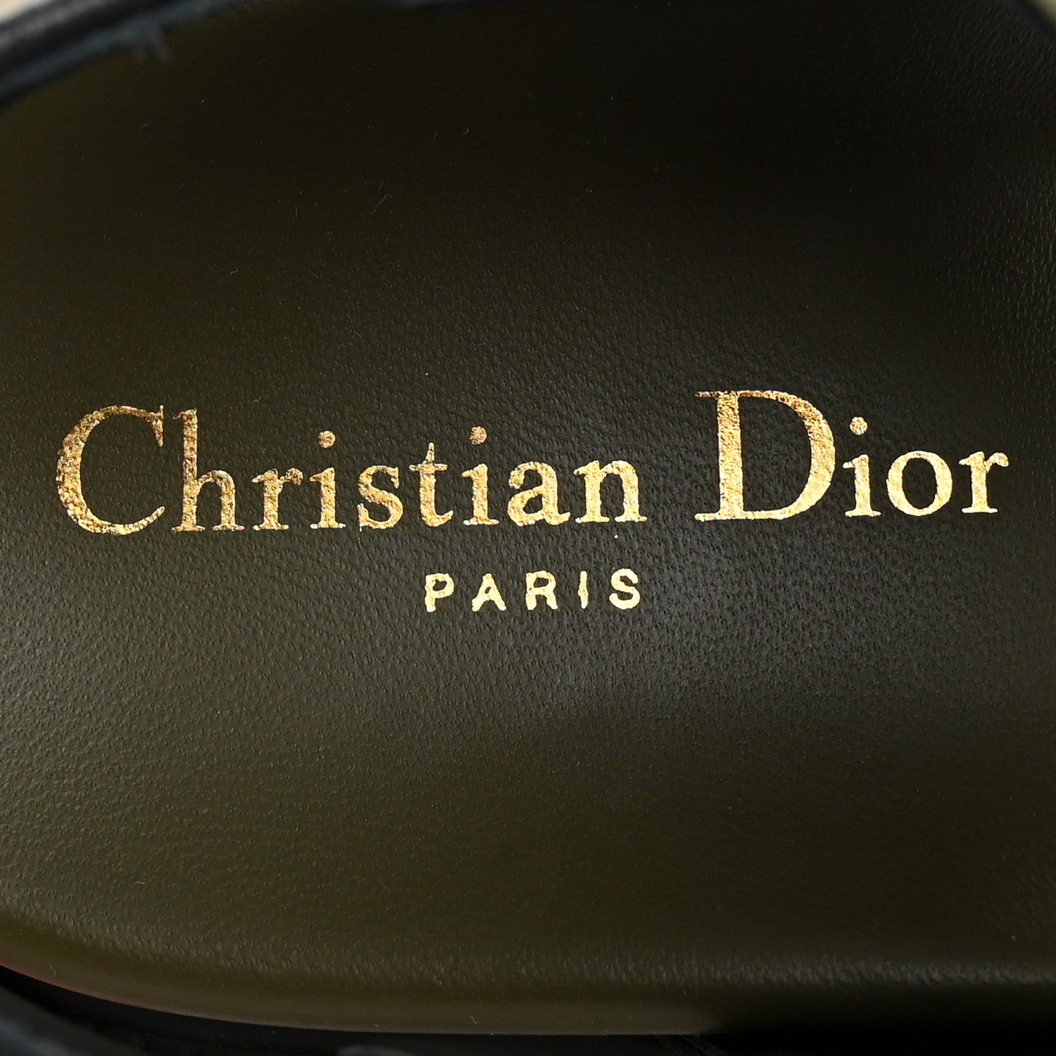 Christian Dior Technical Fabric Petites Fleurs Print Dioract Sandals 36 Kaki 9 of 11