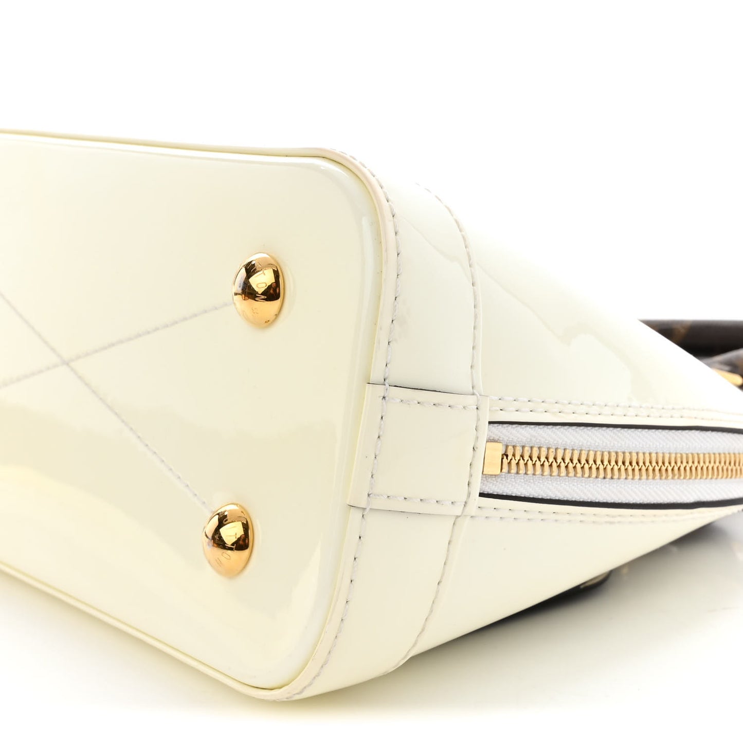 Patent Monogram Alma BB White