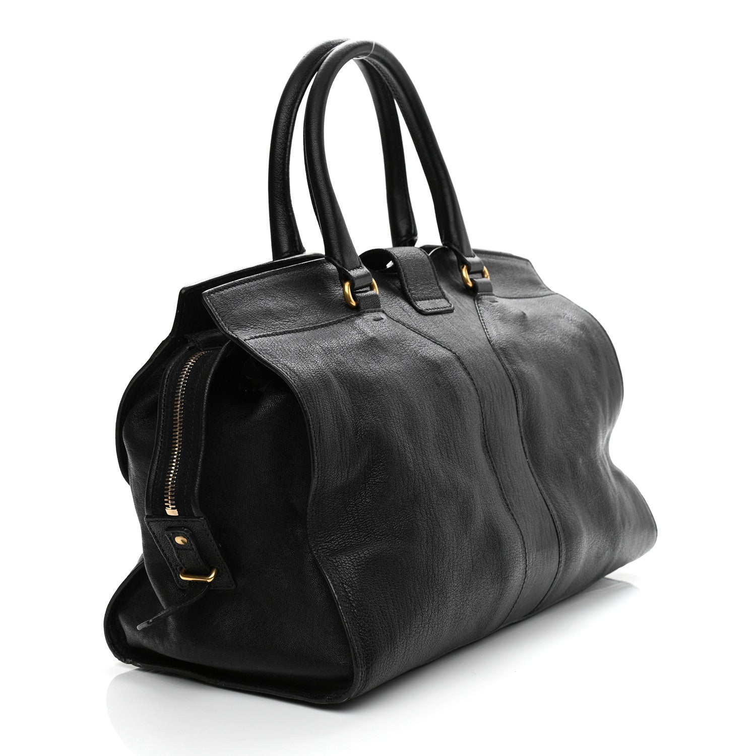 Saint Laurent Sheepskin Medium Cabas ChYc Black 3 of 16