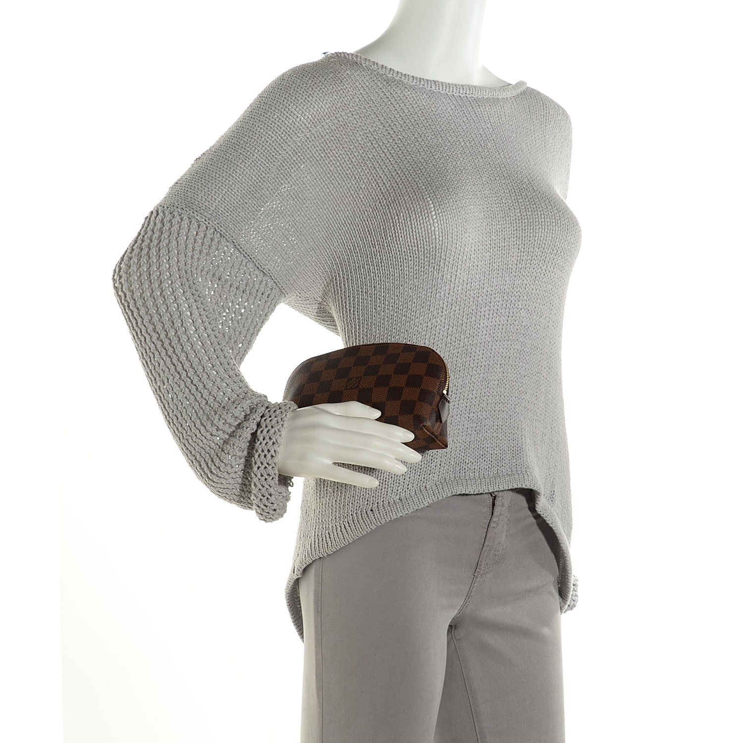 Louis Vuitton Damier Ebene Cosmetic Pouch 2 of 7