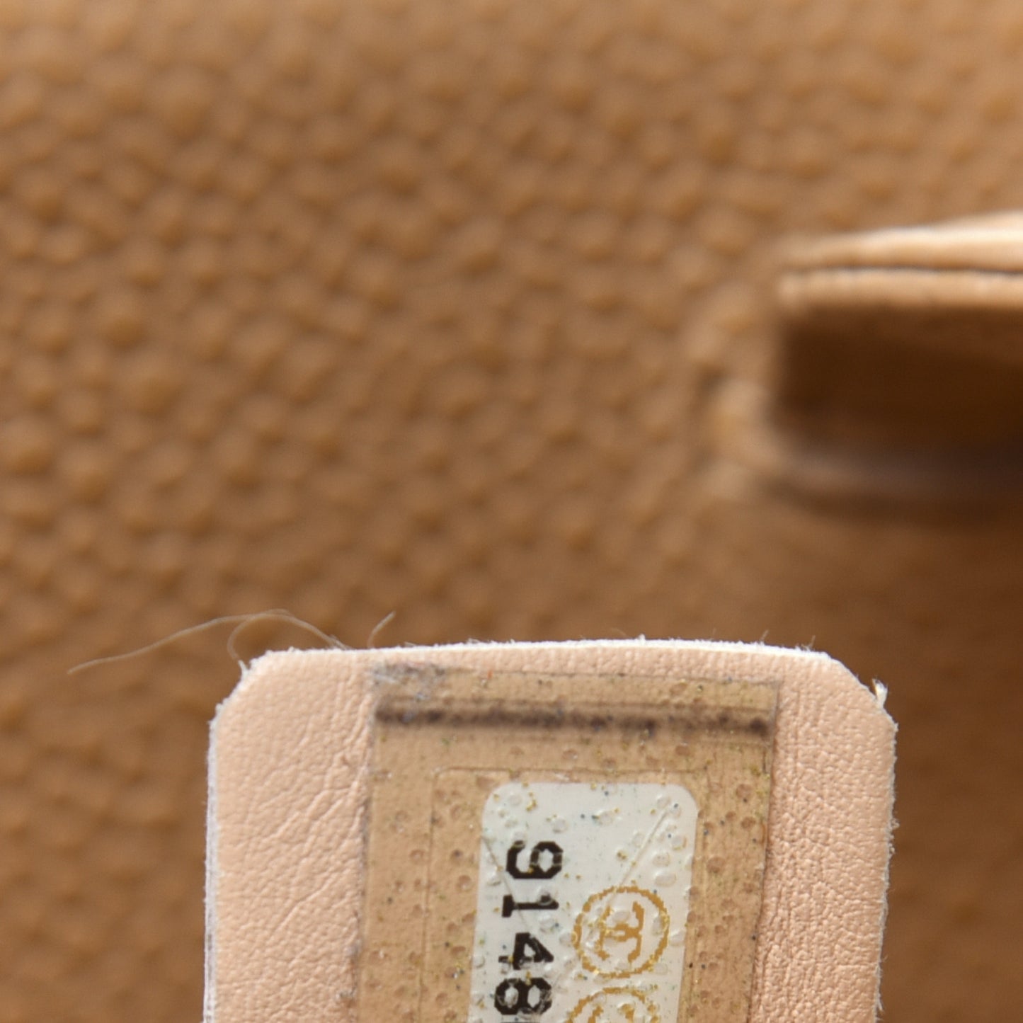 Caviar Quilted Petit Shopping Tote PST Dark Beige