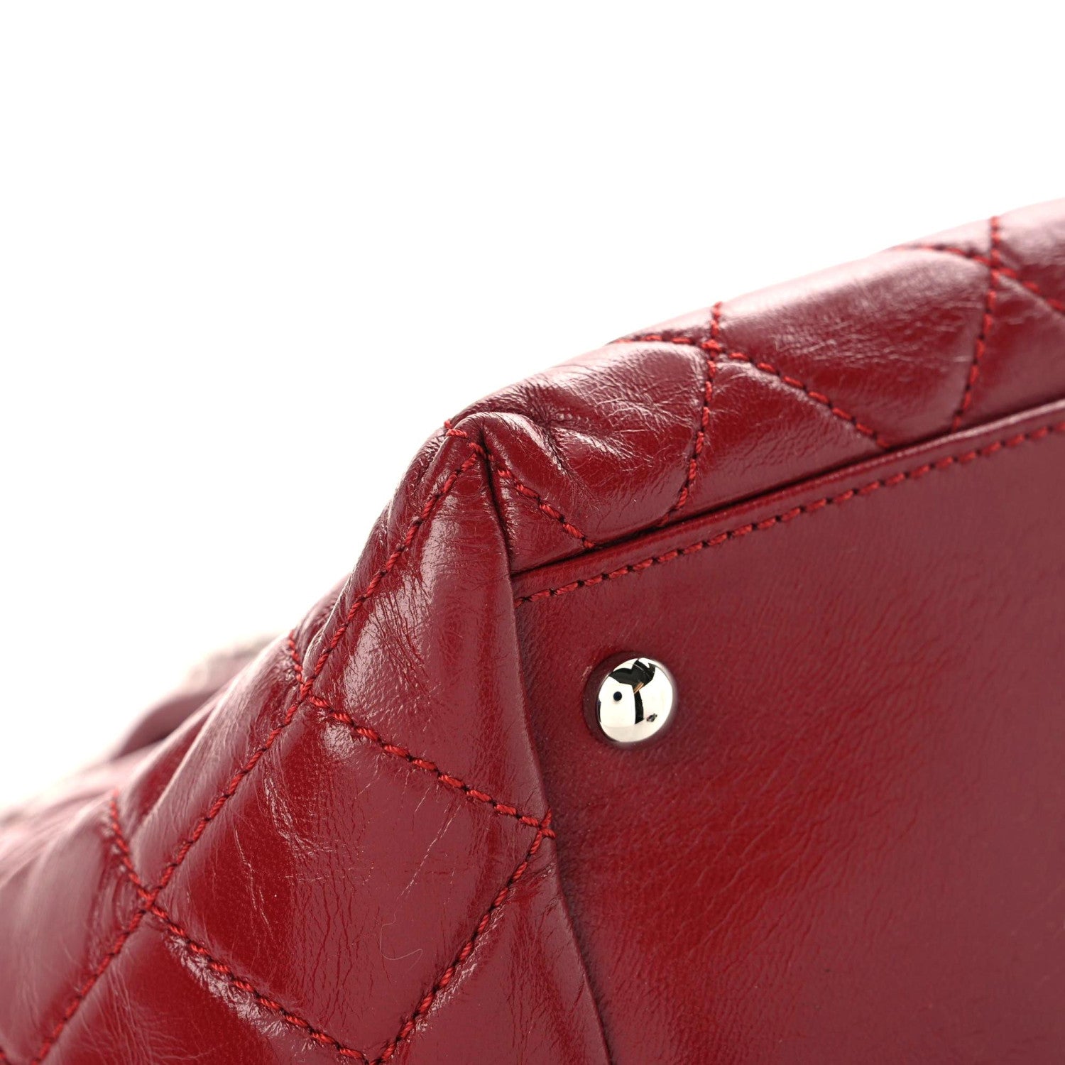 Chanel Lambskin Quilted Beijing Backpack Red 6 of 11