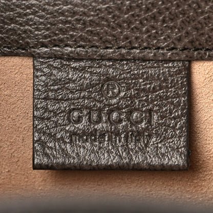 Gucci GG Supreme Monogram Web Mini Ophidia Bucket Bag Brown 6 of 9