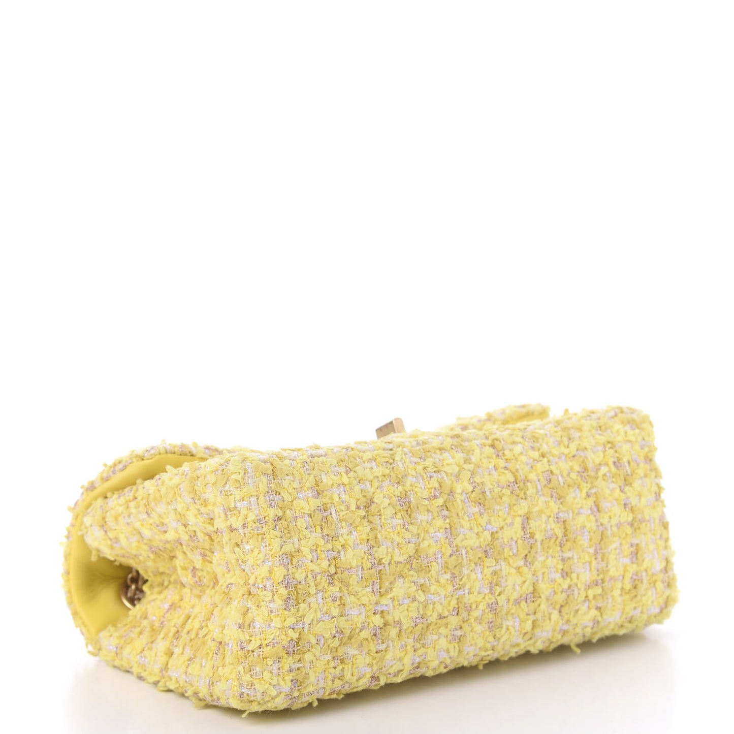 Tweed Quilted 2.55 Reissue Mini Flap Yellow