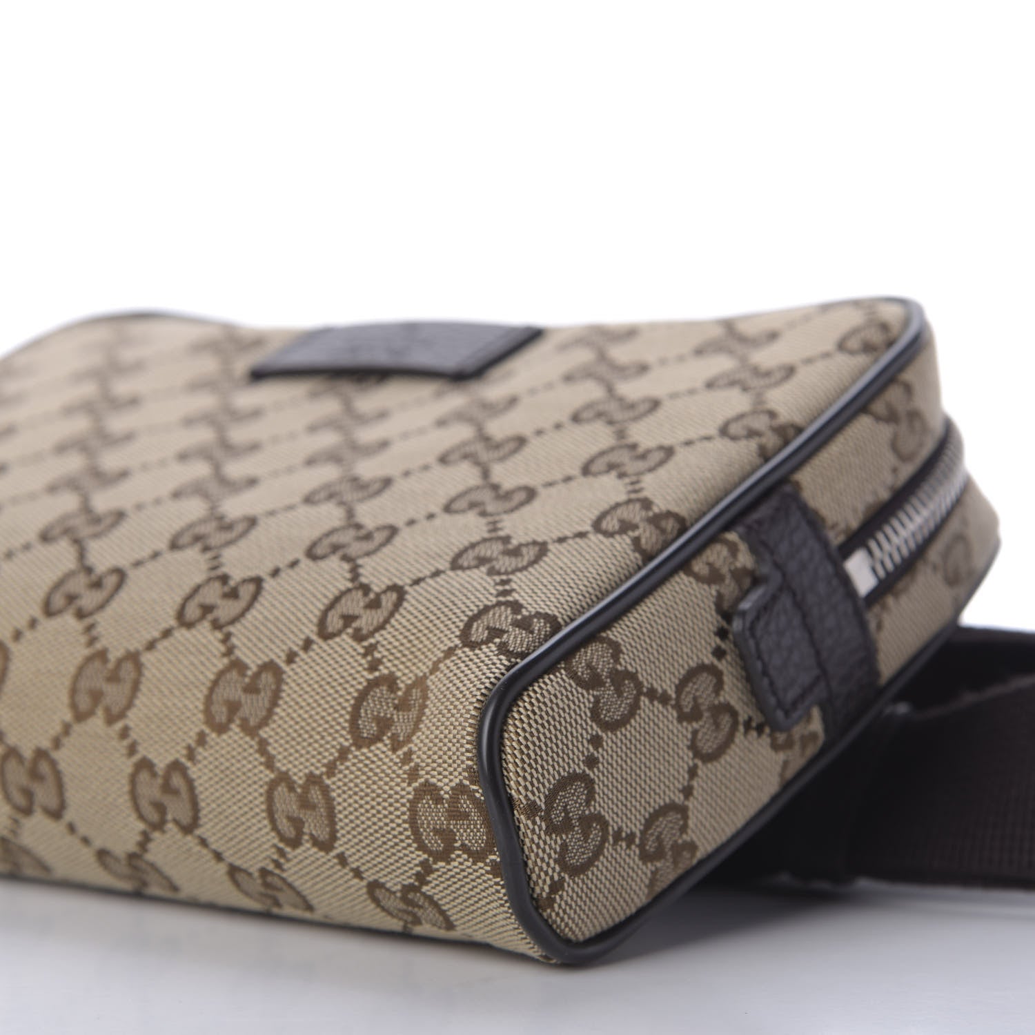 Gucci Monogram Belt Bag Dark Brown 7 of 9