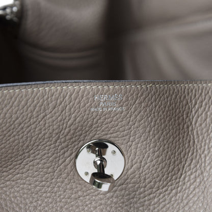 Hermes Taurillon Clemence Lindy 34 Gris Tourterelle 13 of 15