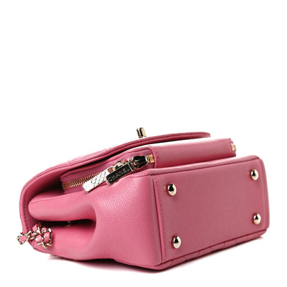 Chanel Caviar Quilted Small Business Affinity Flap Pink 4 of 15