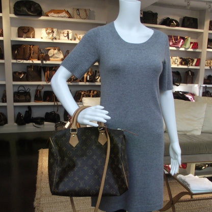 Louis Vuitton Monogram Speedy 30 Shoulder Strap 2 of 9