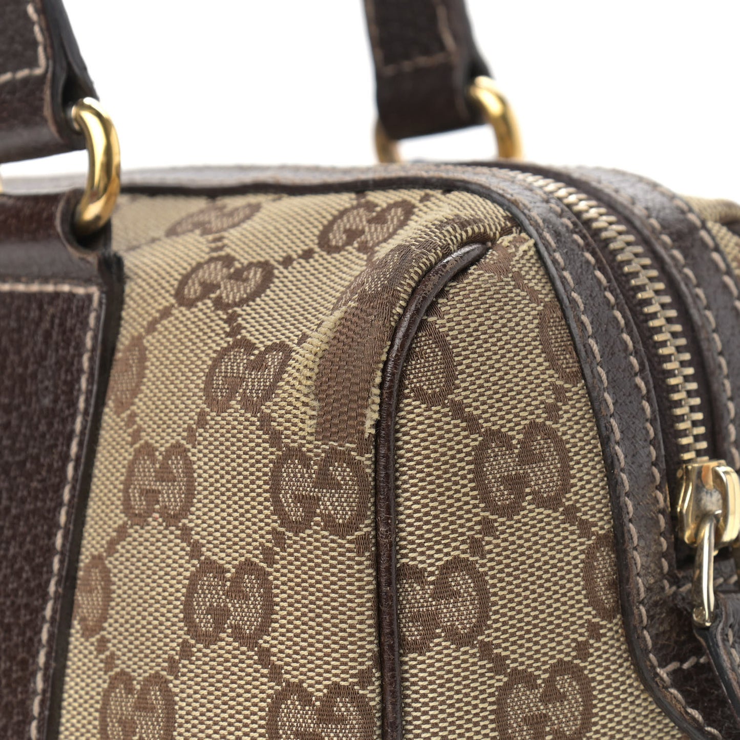 Monogram Small Charmy Boston Dark Brown