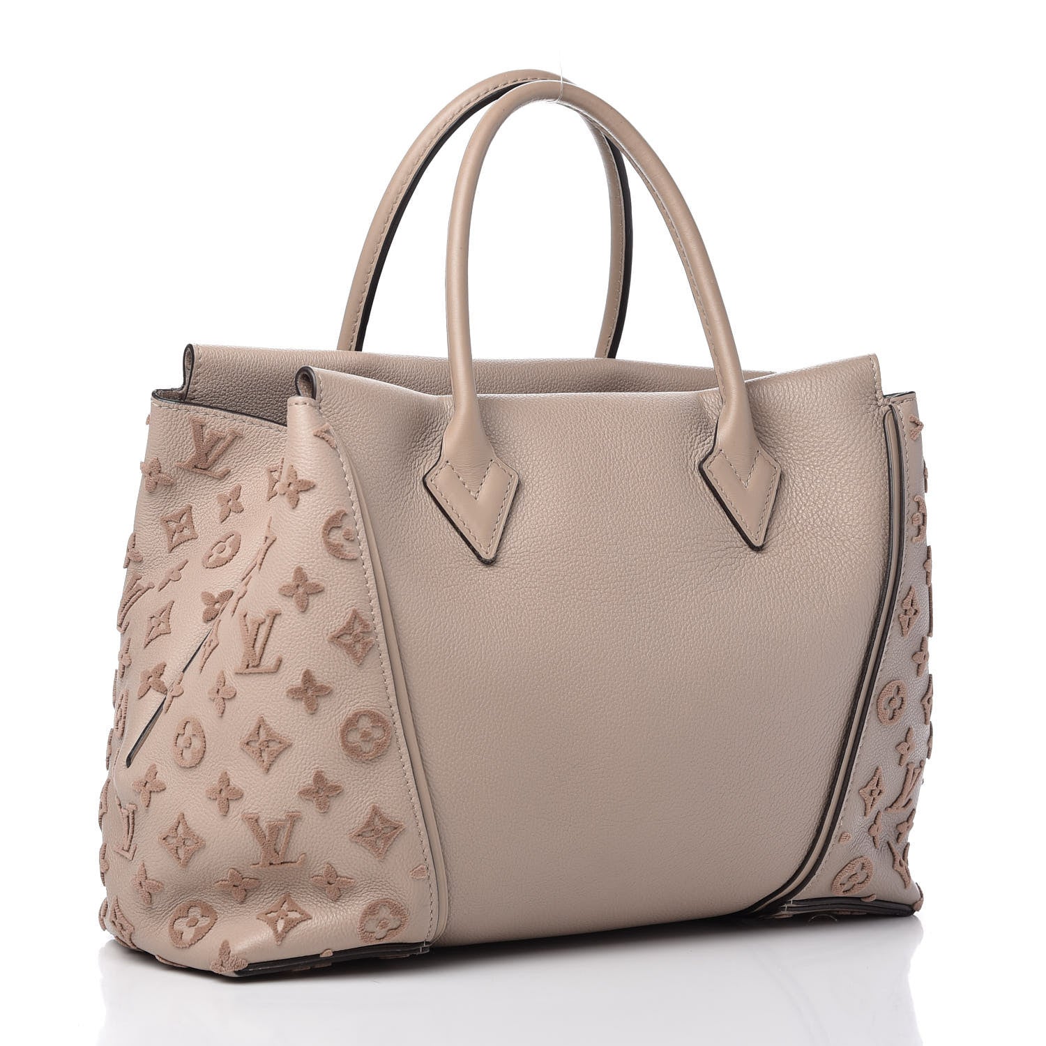 Louis Vuitton Veau Cachemire Tote W PM Galet 3 of 9