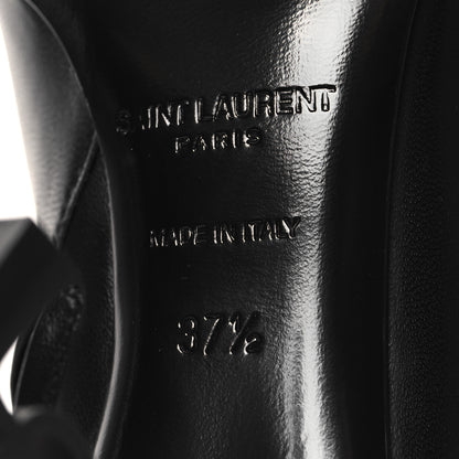 Saint Laurent Nappa Vendome Opyum 85 Ankle Boots 37.5 Black 8 of 10