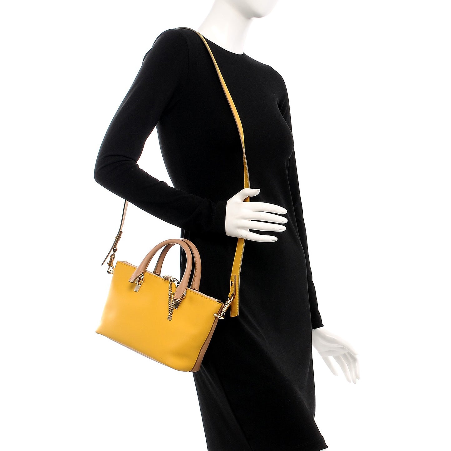 Smooth Calfskin Mini Baylee Tote Sunray