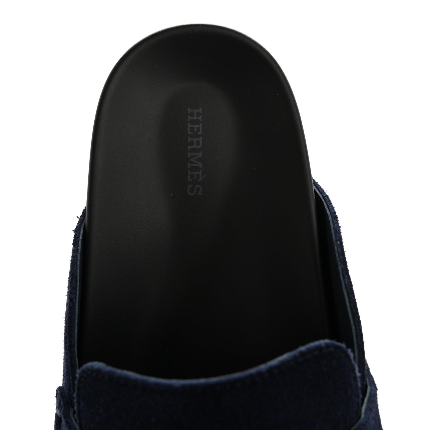 Suede Calfskin Go Mules 42 Bleu Ocean