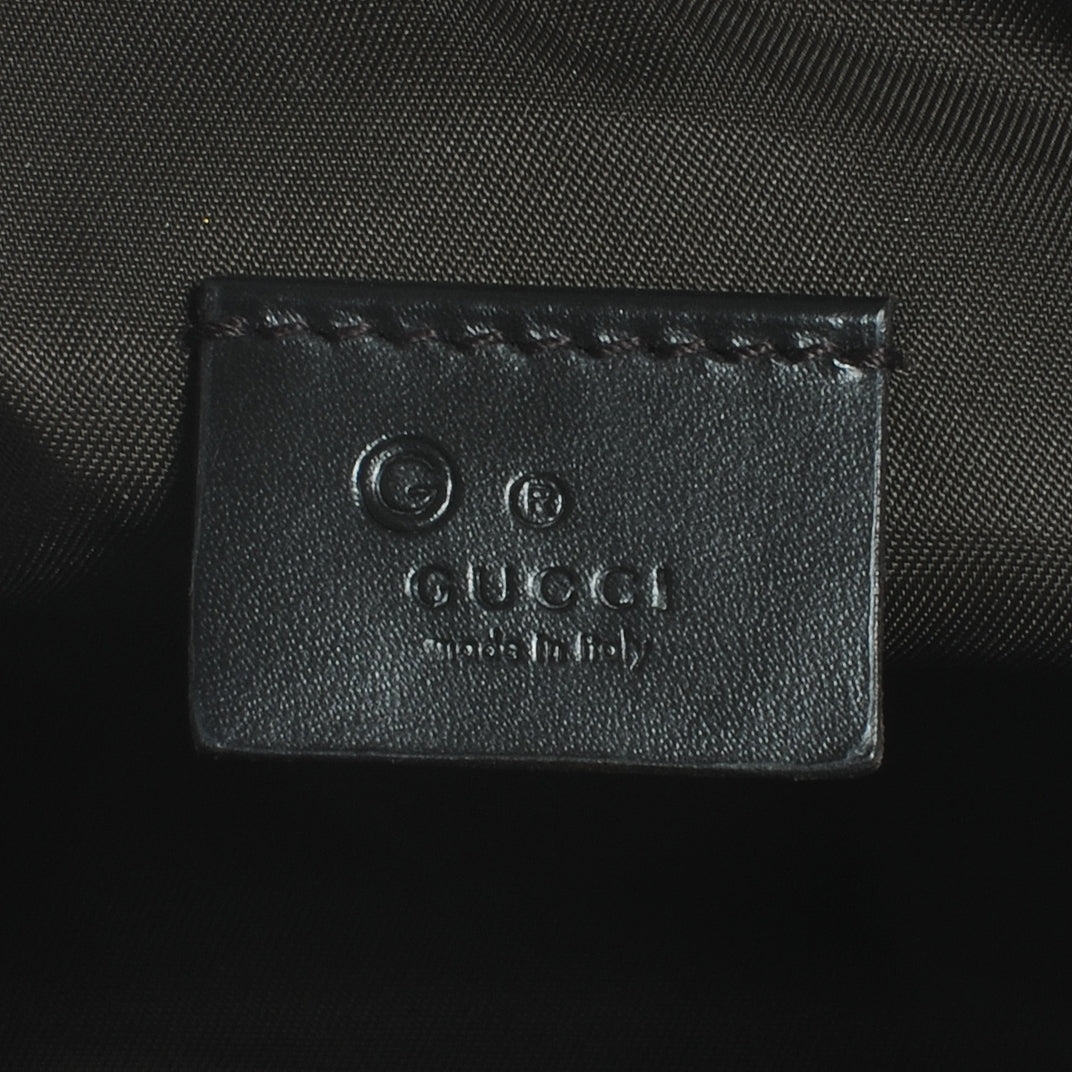 Nylon Monogram Cosmetic Pouch Brown