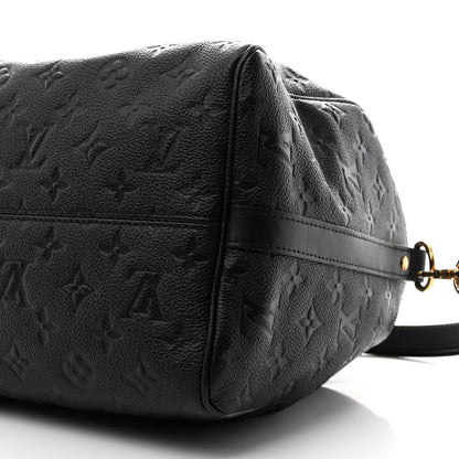 Louis Vuitton Empreinte Monogram Speedy Soft 30 Black 9 of 10