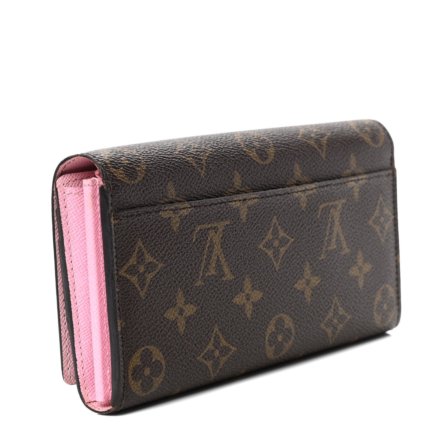 Louis Vuitton Monogram 2016 Christmas Animation Sarah Wallet Rose Ballerine 2 of 6