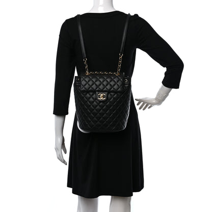 Chanel Lambskin Quilted Small Urban Spirit Backpack Black 2 of 10