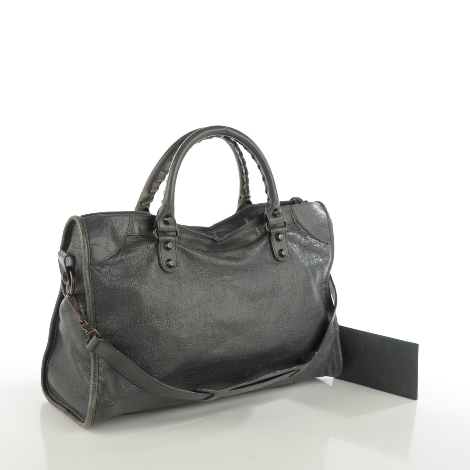Balenciaga Agneau Classic Hardware City Gris Tarmac 3 of 8